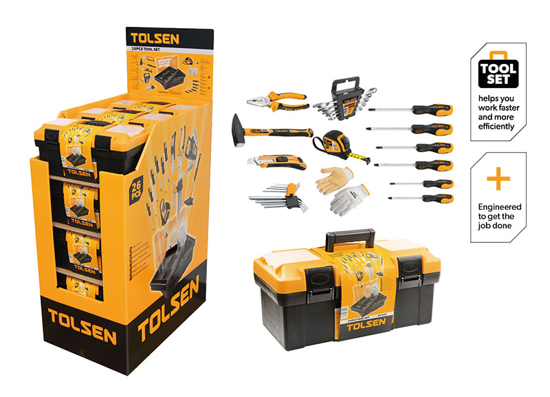 Bộ dụng cụ tổng hợp 26 m&oacute;n -Tolsen 85360