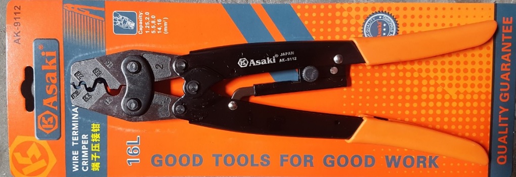 Kềm bấm đầu cosse 16L ASAKI AK-9112