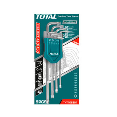 Bộ lục gi&aacute;c b&ocirc;ng d&agrave;i 9 chi tiết T10-T50 Total THT106391 
