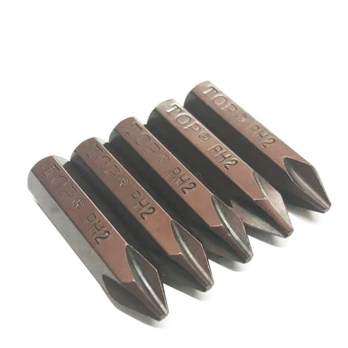 Vĩ 10 mũi v&iacute;t đ&oacute;ng PH2 (5mm) (+)  d&agrave;i  35mm  xi n&acirc;u TOP - TBD-8362B