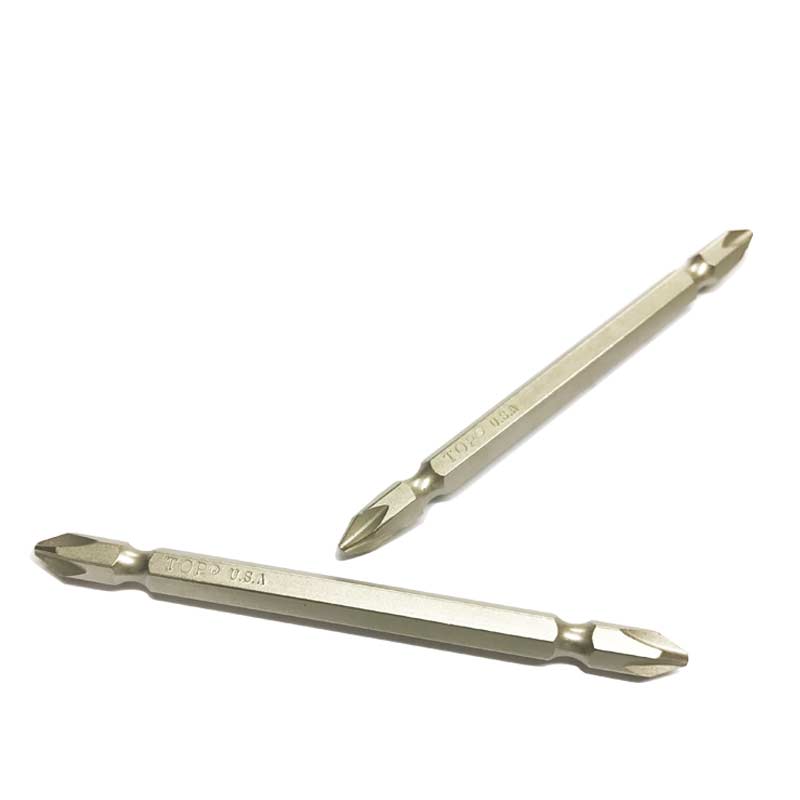 Mũi V&iacute;t 2 Đầu Top Xi Trắng ngắn 65mm-Top