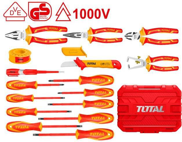 Bộ đồ nghề c&aacute;ch điện 16 chi tiết Total THKITH1601
